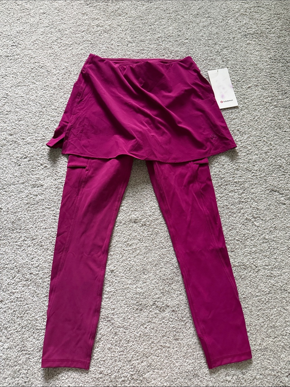 lululemon athletica Magenta Skorted Leggings